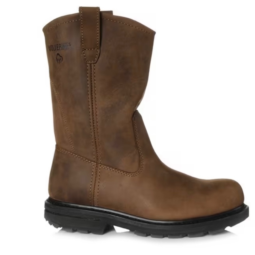 Steel toe work boots